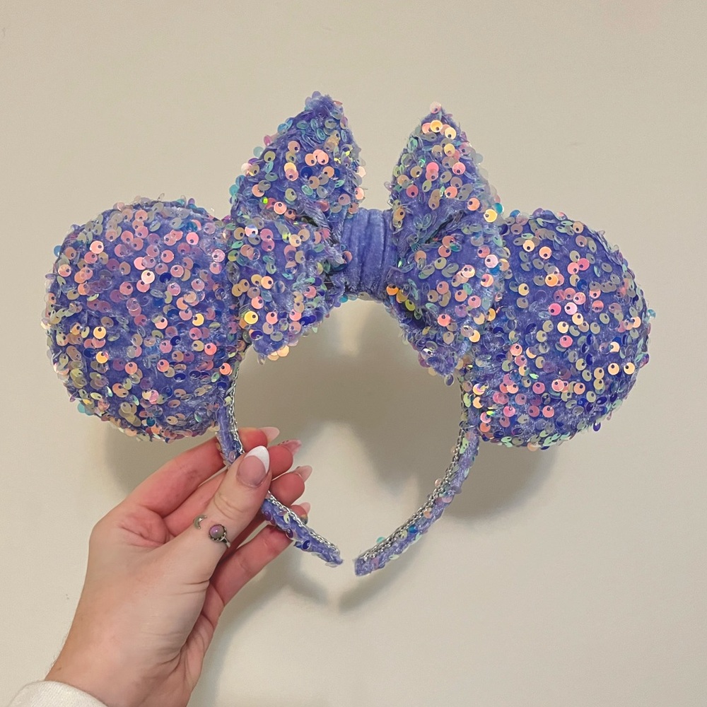 Purple Minnie Ears | Rapunzel Mouse Ears | Tangled Inspired